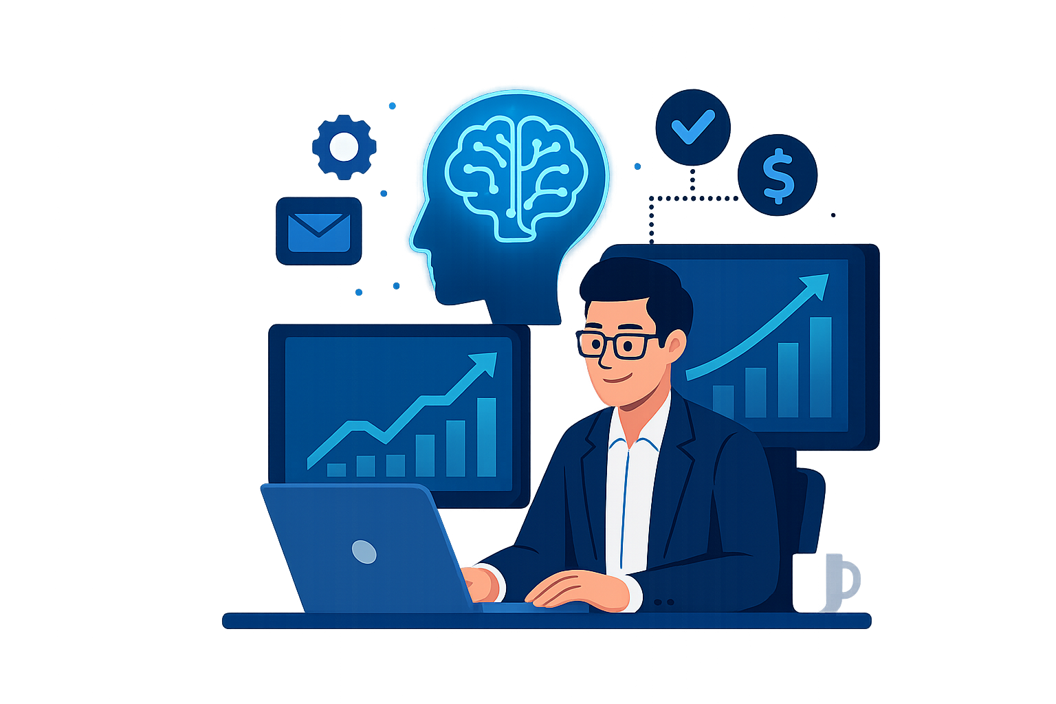 Business Automation Illustration